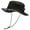 Black, variant on UPF 50+ Foldable Sun Hat Patterned Under Brim Bucket Hats for Summer Hiking Fishing Beach Safari Men Women