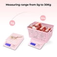 thumbnail image 3 of Digital Postal Scale Canada, 66lbsx0.1oz Shipping Scale Canadian, with Soft Tape Measure, Hold Tare Pcs, 3 of 5