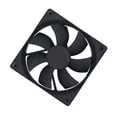 thumbnail image 1 of Kearding Computer Case Fan Black Quiet DC Pin Heat-removal Dissipation 12V Performance 2 PC Connector Accessories Supplies Type2 NO2, 1 of 6