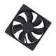 thumbnail image 3 of Matsuzay Computer Case Fan Black Quiet DC Pin Heat-removal Dissipation 12V Performance 2 PC Connector Accessories Supplies Type2 NO2, 3 of 6