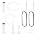 thumbnail image 1 of Kit de limpieza de refrigerador reutilizable de 10 piezas, cepillo espiral flexible de 1,5 m de largo, herramienta de limpieza del orificio de drenaje del refrigerador, limpieza del refrigerador Sincero Hogar, 1 of 5