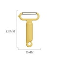 thumbnail image 2 of Stainless Steel Peeler, Multifunctional Kitchen Peeler, Potato Fruit Vegetable Tool, Effortless Peeling, Y-Peeler Design, Easy Grip Handle, Corrosion Resistant Blade, Home Kitchen Essential, 2 of 2