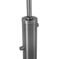 thumbnail image 4 of NOVA of California Rancho Mirage 1 Light Arc Floor Lamp - 83", Antique Nickel finish, Matte Black & Silver-Leaf Shade, Dimmer Switch, Marble base, 4 of 12