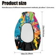thumbnail image 7 of Uorisanigo ATV Seat Covers Compatible with Polaris Sportsman Polaris Scrambler Honda Rancher, Accessories for Sportsman ATV Seat Cover Replacement, Colorful Splash Print, 7 of 7