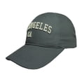 thumbnail image 3 of Gorra Curva Para Hombre, Bordado 3D Los Angeles CA Gris, 3 of 4