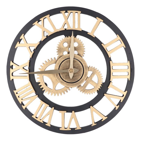 Reloj De Pared Con Números, Tamaño Grande, Retro, 34 Cm, Dis