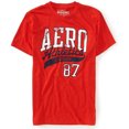 thumbnail image 1 of Camiseta gráfica Aeropostale Aero Athletics Puff Paint Naranja Pequeña, 1 of 1