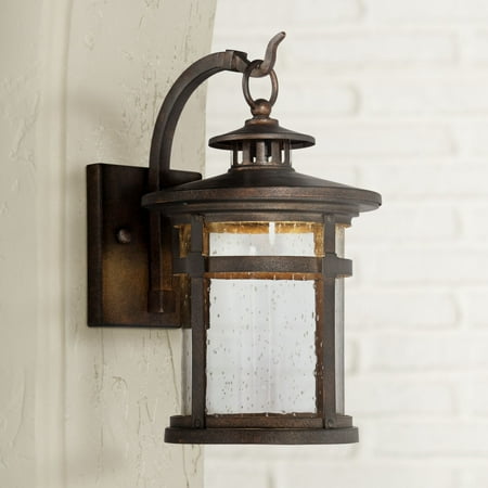 Franklin Iron Works Callaway 14 1 2 High Bronze Led Outdoor Wall Light Franklin Iron Works Callaway 14 1 2 High Bronze Led Outdoor Wall Light
