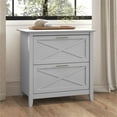 thumbnail image 2 of Pemberly Row 2 Drawer Lateral File Cabinet in Cape Cod Gray - Engineered Wood, 2 of 10