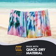 thumbnail image 3 of Beartech 4 Pieces Beach Towel Set,40x70 inches Tie-Dye Beach Towels Soft Camping Travel Towels, Lightweight Quick Dry Pool Towels for Beach Shower Towels Swim Towels Absorbent for Adults, 3 of 9
