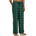thumbnail image 2 of Caqnni Men's Pajama Pants Ultra Lightweight Pjs Bottoms Sleepwear Bottom Pants with Pocket Drawstring Fall Wintet Pajamas Pants (A04-Green,XL), 2 of 8