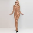 thumbnail image 2 of ANINEO High Stretch Unisex Full Body Catsuit Zentai Jumpsuit Shiny Smooth Transparent Bodysuit Comfort Clothes, 2 of 5