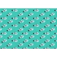 thumbnail image 1 of Ahgly Company Machine Washable Indoor Rectangle Transitional Bright Cyan Blue Area Rugs, 2' x 3', 1 of 7