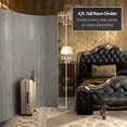 thumbnail image 3 of 6 ft. Tall Bamboo Wave Screen - Grey Room Divider, Freestanding, 3 of 8
