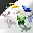 thumbnail image 3 of Crystal Butterfly Ornaments Crafts Glass Paperweight Home Wedding Decoration, 3 of 5