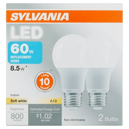 sylvania led 85w 60wt equiv 2 pack