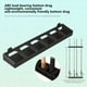 thumbnail image 5 of Soporte vertical de pared para cañas de pescar | Para cañas y carretes | Almacenamiento para garaje y hogar | Fácil instalación con tornillos y anclajes | Negro, 5 of 8