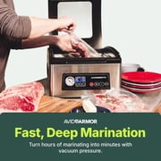 Avid Armor Ultra Series USV32 Food Saver Vacuum Machine, Stainless Steel Chamber Vacuum Sealer, Vacuum Sealer Machine for Wet Food