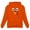 Orange, variant on Tstars Thanksgiving Hoodie Funny Turkey Face Gobble Sweatshirt for Women Small Brown