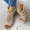 Beige, variant on Womens Gladiator Sandals Flat Caged Sandals For Women Hollow Out Roman Shoes Open Toe Summer Beach Shoes Back Zipper Casual Footwear Beige US :8