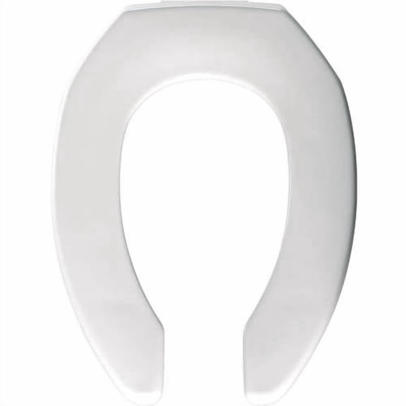 Church 255SSC Commercial Plastic Elongated Toilet Seat, White
