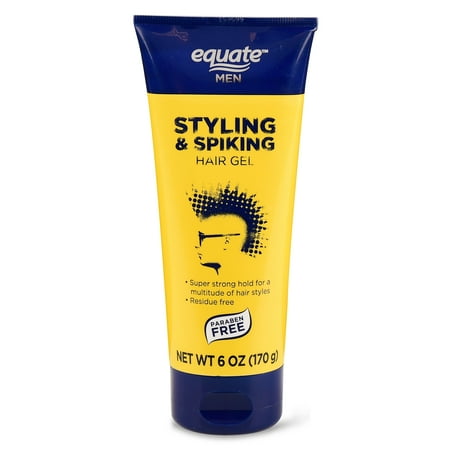 (2 Pack) Equate Men Styling & Spiking Hair Gel, 6 (Best Product For Spiking Short Hair)