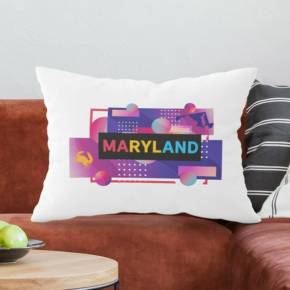 Personalized Maryland Pillow Case