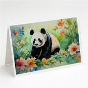 0.01 x 5 x 7 in. Panda Greeting Cards - Pack of 8