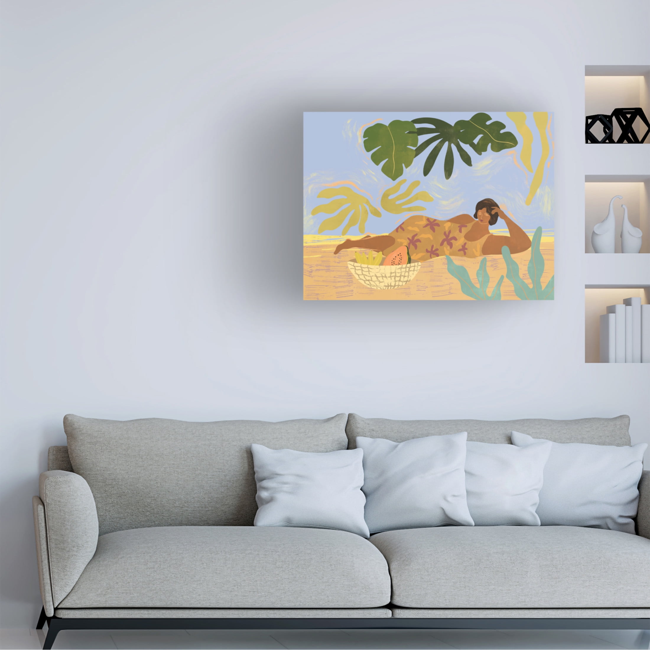 Trademark Fine Art Arty Guava Lazyday Canvas Wall Art