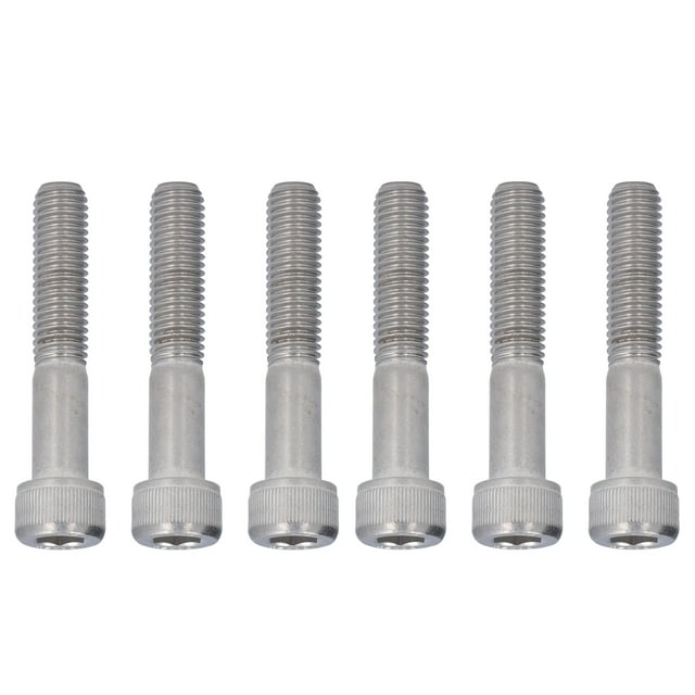 M10 Stainless Steel Hex Socket Bolts 10Pcs A2-70 with Various Sizes, Easy to Store and Identify for Industrial Machinery, Designed for Insulating Materials, Suitable for DIY