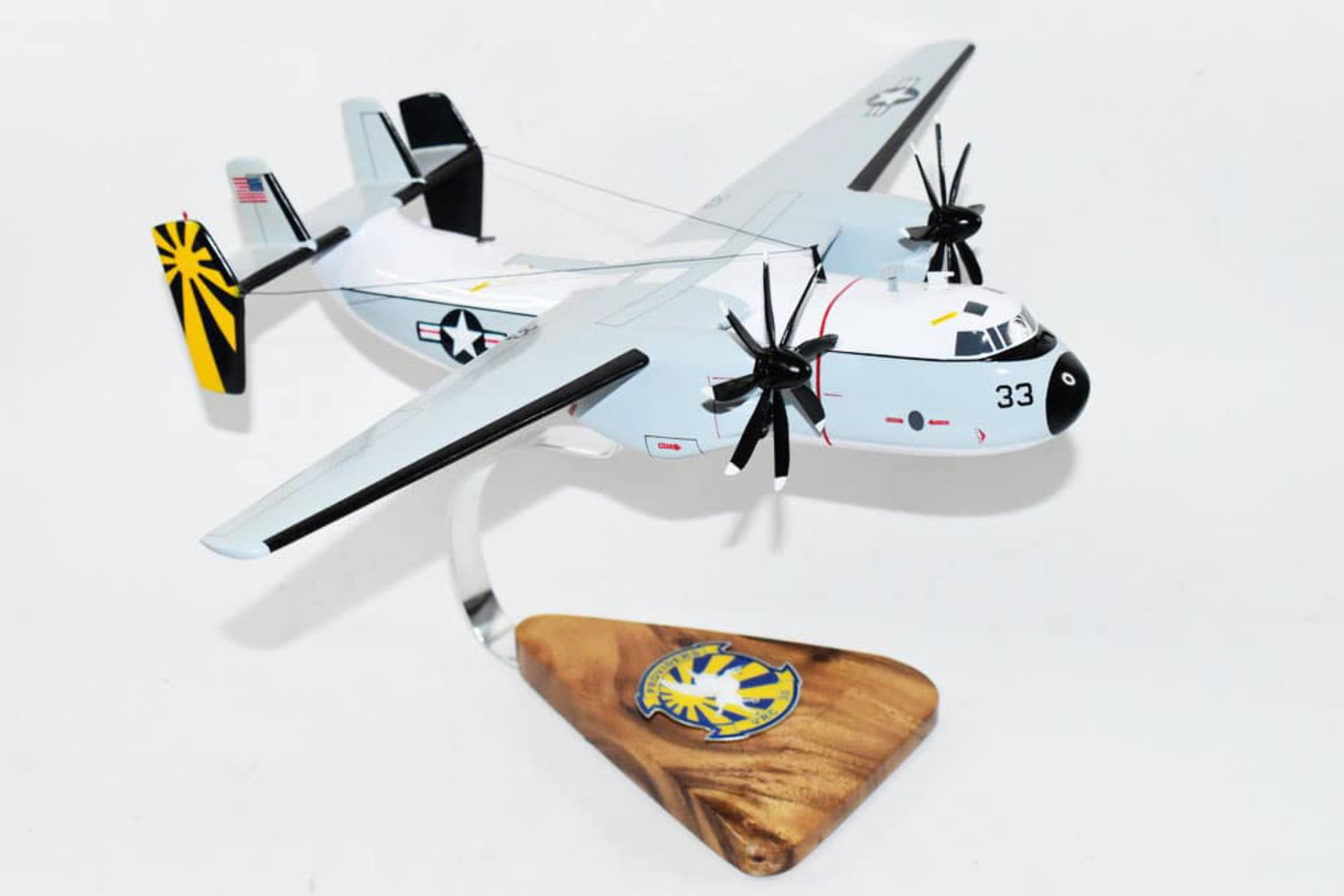 VRC-30 Providers C-2A Greyhound Model, 1/54th Scale, Mahogany, Navy ...