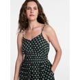 thumbnail image 4 of Time and Tru Women's Spaghetti Strap Midi Dress, Sizes XS-XXXL, 4 of 5