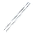thumbnail image 4 of 2 Pairs Stainless Steel Chopsticks Silver, Non Slip Texture Design, Easy to Clean and Dry, Dishwasher Safe, 4 of 8