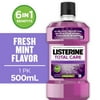 Listerine Total Care Anticavity Fluoride Mouthwash, Fresh Mint, 500 mL