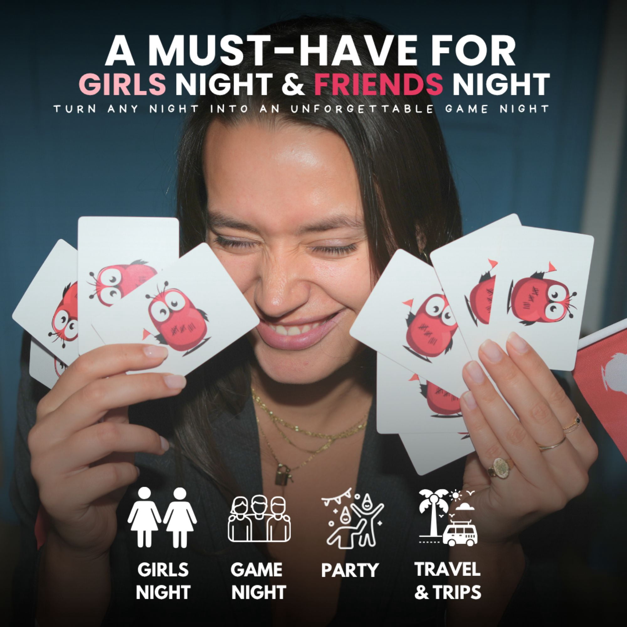 Raise Your Red Flag Party Card Game for Ages 14+, from Asmodee