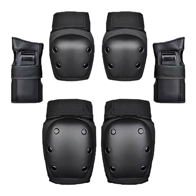 Protective Gear Set Knee Pads Elbow Pad Wrist Hand Protector For Kids Adult I2k9