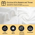 thumbnail image 4 of Christian Blanket, Christian Gifts for Women, 50x60, Baptism Confirmation Gifts for Teen Girls, Inspirational Blankets and Throws for for Bed Couch, Catholic Spiritual Religious, 4 of 6