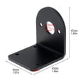 thumbnail image 2 of 550 DC Motor Mount Bracket 5 Series Universal L Shaped Fixing Mounting Bracket for 555/550/545/540 DC Motor, 2 of 8