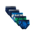 thumbnail image 2 of Bellafa Toddler Boys Briefs Soft Dinosaur Truck Toddler Underwear Panties 5-Pack Little Big Kids Briefs Undies, 2 of 9