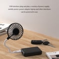 thumbnail image 4 of Ventilador USB Toystoory Recargable silencioso Refrigeración Banco de energía mini Play Plug Herramientas Ventiladores de bolsillo Inalámbrico negro, 4 of 6