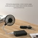 thumbnail image 5 of Billuyoard Ventilador Usb recargable silencioso banco de energía de refrigeración Mini ventiladores eléctricos inalámbricos al aire libre Electrodomésticos Negro, 5 of 6
