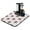 White-160, variant on Bloom and Blossom Coffee Bar Mat, Absorbent Vintage Dish Drying Pad, Botanical Kitchen Counter Protector