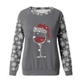 thumbnail image 4 of Womens Sweatshirt Oversized Sweatshirts Crewneck Long Sleeve Pullover, 4 of 4
