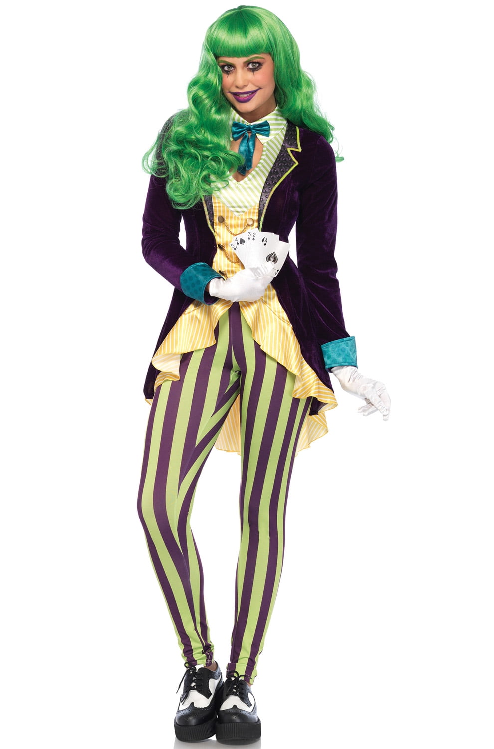 Photo 1 of SIZE M-Leg Avenue Women's Wicked Trickster Joker Costume