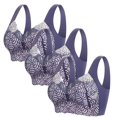 thumbnail image 1 of Women Comfort Lightweight Wireless Bras Correcting Bra For Seniors Plus Size Full Coverage Soft Everyday Bra, 1 of 3