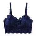 thumbnail image 2 of Girls Lace Bralette Pad 3/4Cup Crop Top Bra Underwear, 2 of 2