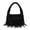 Black, variant on Beaded Evening Bag Dense Beading with Sequins Beaded Fringe Handbag Vintage Evening Purse for Party Retro Clutch for Woman.
