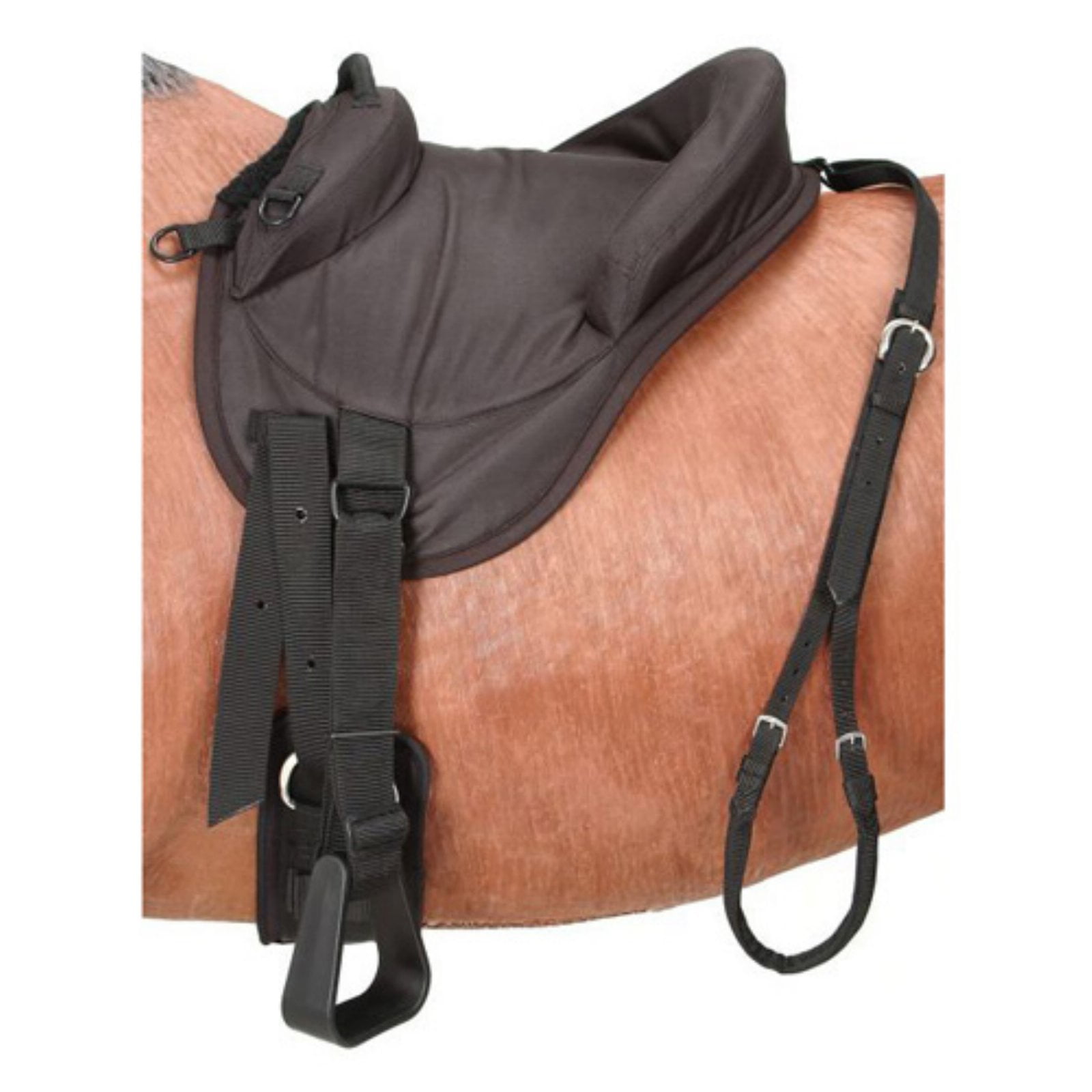 Tough1 Heavy Denier Bareback Pad Youth/Pony Brown Youth 12" Walmart