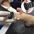 thumbnail image 3 of ShuxiuWang Lijadora profesional de pedicura para pies velocidad ajustable color negro 60 discos de papel de LIJA de repuesto, 3 of 5