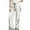 Beige, variant on Iugvhana Womens Athletic Cargo Pants Straight Leg Loose Fit Lightweight Elastic Waist Multi Zipper Pockets Casual Hiking Running Pants Black XXXXL